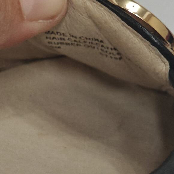 MICHAEL KORS women Size 9 Ballet Flats Loafers Leopard Calf hair Gold Logo READ - Picture 10 of 13